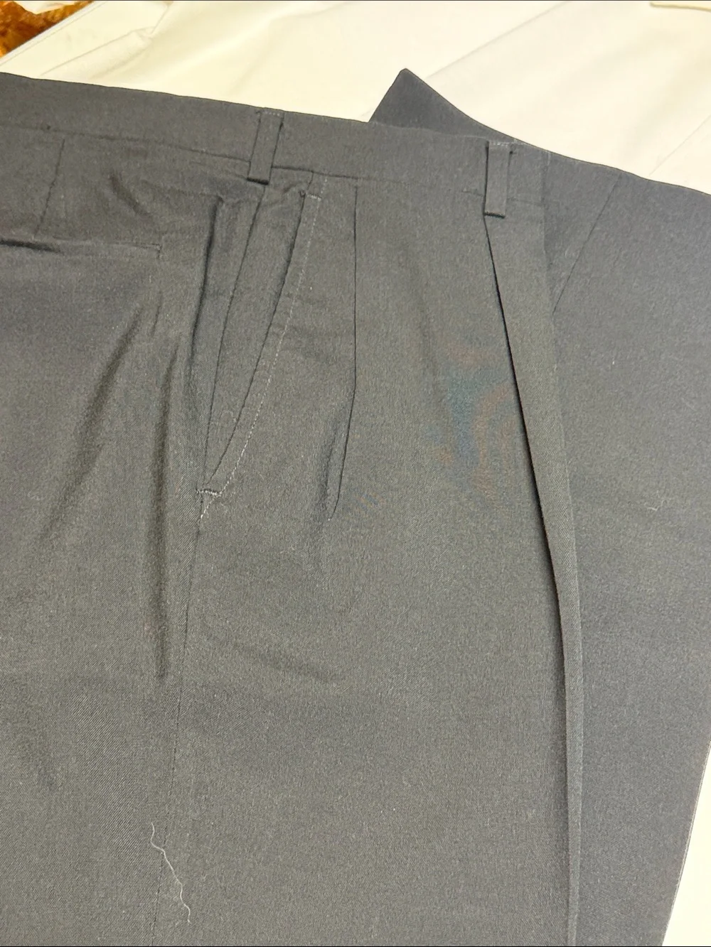 Stafford (16.5) White Shirt l/Hart Schaffner Marx Black Dress Pants(38/29)#100